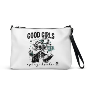 Crossbody bag (White) - Good Girls Read Spicy Books
